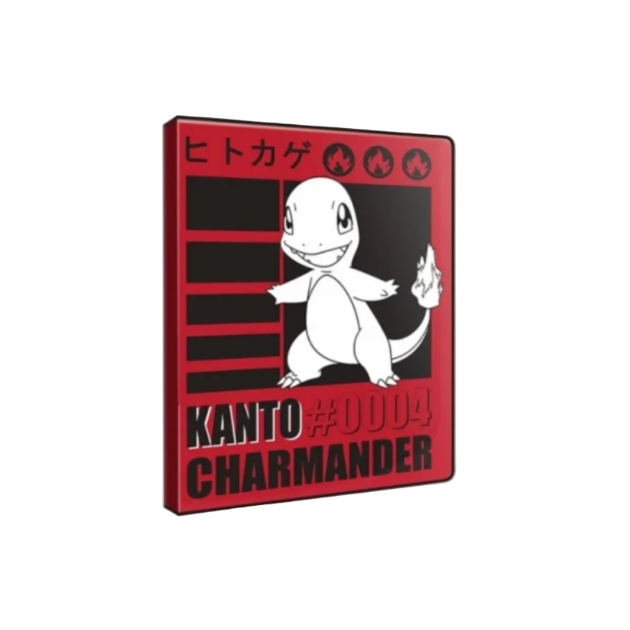 Album Kanto Charmander | 9 Bolsillos 360 Cartas | Ultra Pro | Pro Binder