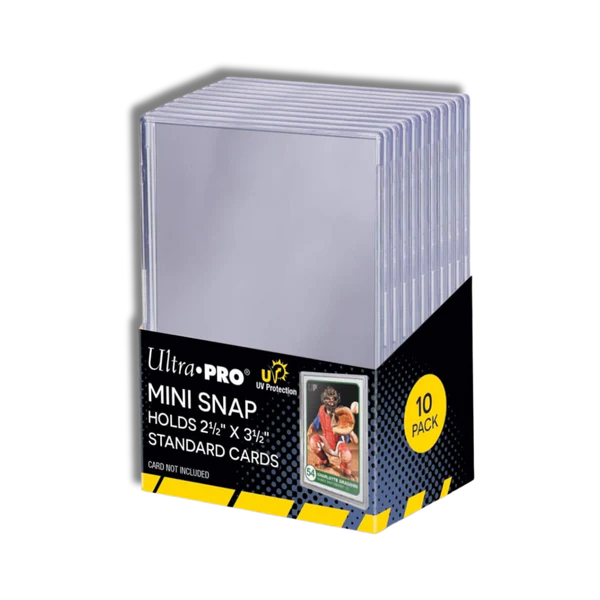 10 Fundas Mini Snap Card Holder TopLoader - Ultra Pro