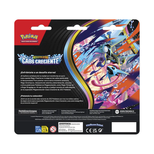 Blister Pokemon Caos Creciente - Español