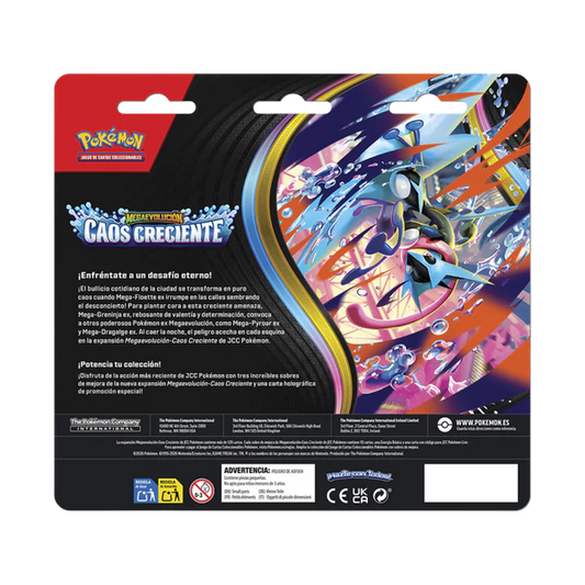 Blister Pokemon Caos Creciente - Español