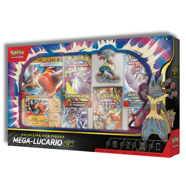 Caja Colección con Figura Mega Lucario EX - Español