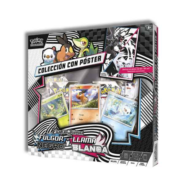 Caja Colección con Poster Fulgor Negro y Llama Blanca - Español