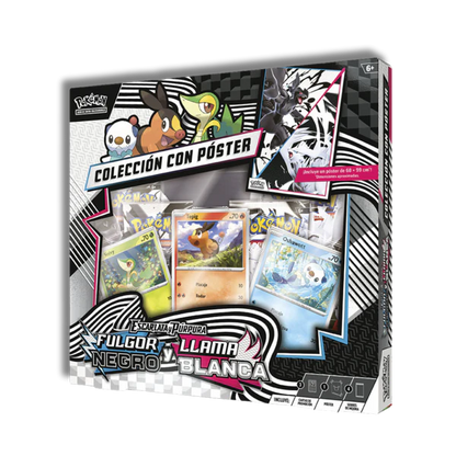 Caja Colección con Poster Fulgor Negro y Llama Blanca - Español