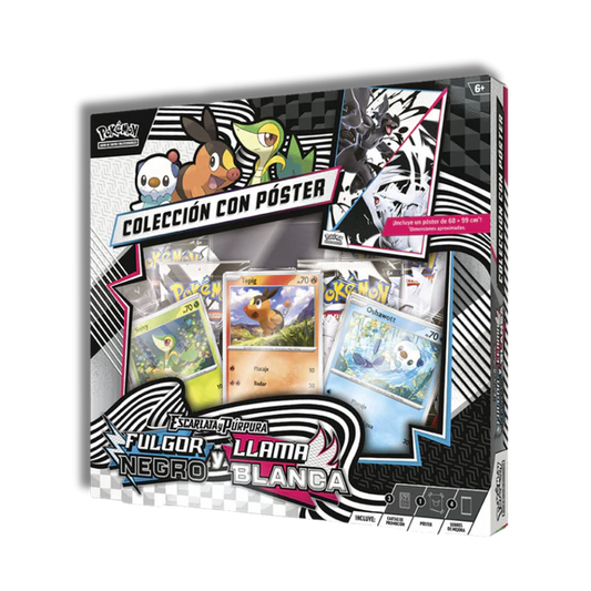 Caja Colección con Poster Fulgor Negro y Llama Blanca - Español