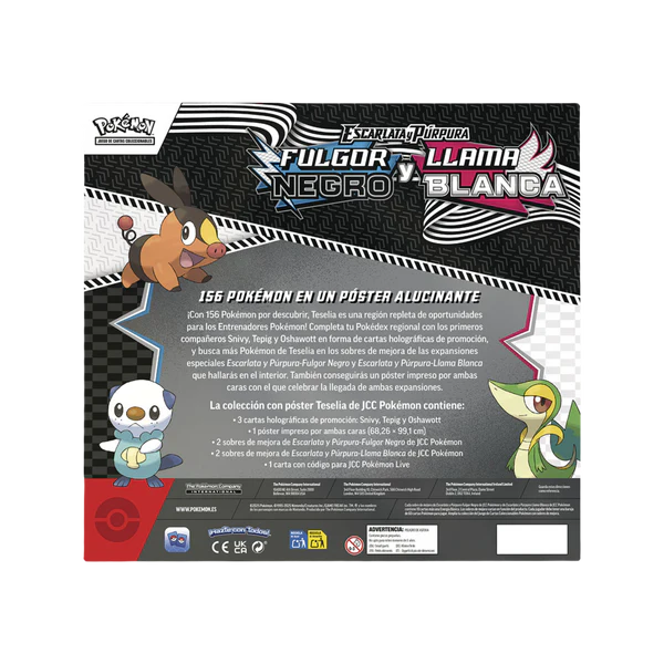 Caja Colección con Poster Fulgor Negro y Llama Blanca - Español