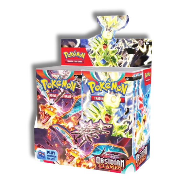 Caja de 36 Sobres Obsidian Flames - Ingles