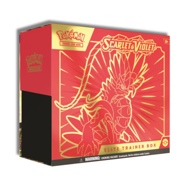 Caja de Entrenador Elite Escarlata y Purpura Koraidon - Ingles