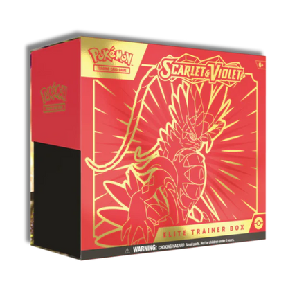 Caja de Entrenador Elite Escarlata y Purpura Koraidon - Ingles