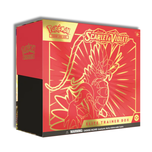 Caja de Entrenador Elite Escarlata y Purpura Koraidon - Ingles