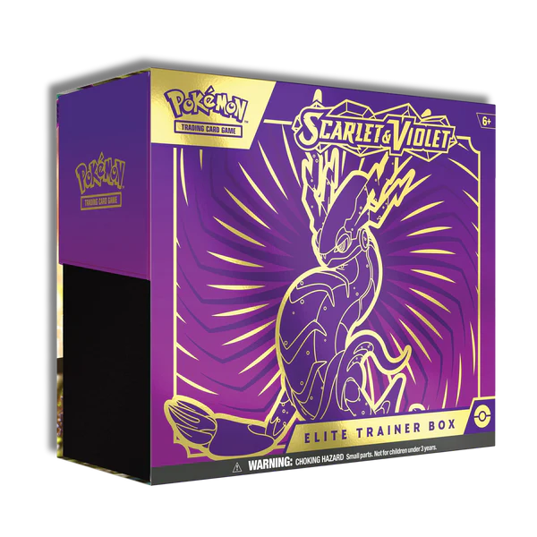 Caja de Entrenador Elite Escarlata y Purpura Miraidon - Ingles