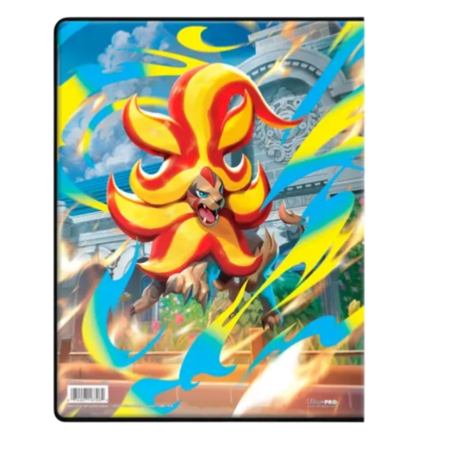 Archivador 9 bolsillos Portfolio para cartas Pokémon – Ultra Pro.
