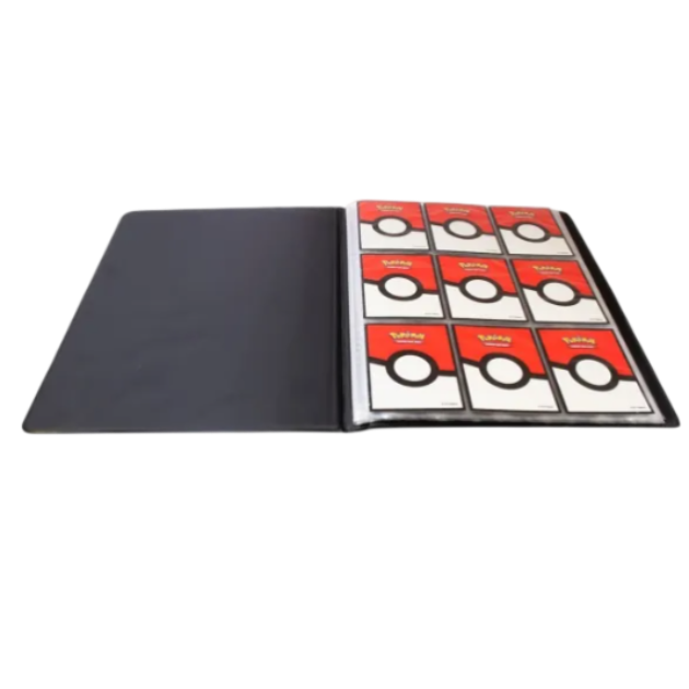 Archivador 9 bolsillos Portfolio para cartas Pokémon – Ultra Pro.


